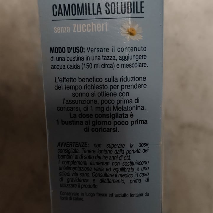 photo of Welless camomilla solubile con melatonina shared by @lauralettini on  16 Sep 2023 - review
