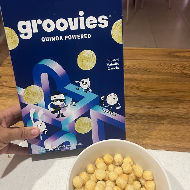 photo of groovies Cereal Sabor Vainilla-canela shared by @lizmunoz7211 on  18 Jun 2025 - review