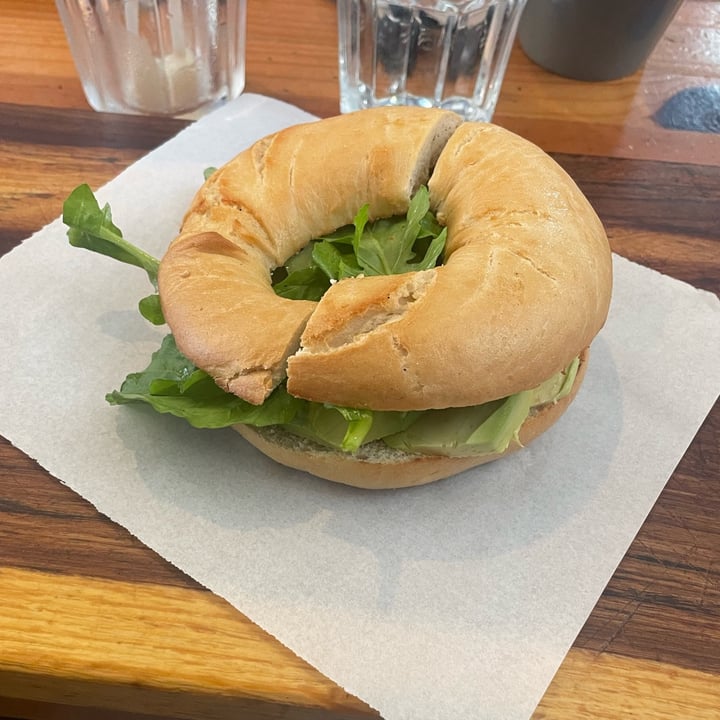 photo of Saint James Cafe Avo Bagel shared by @thehumblechickpea on  03 Jan 2024 - review