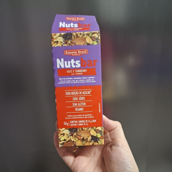 photo of Nuts Bar Goji E Cranberry shared by @bgodines on  03 Apr 2025 - review