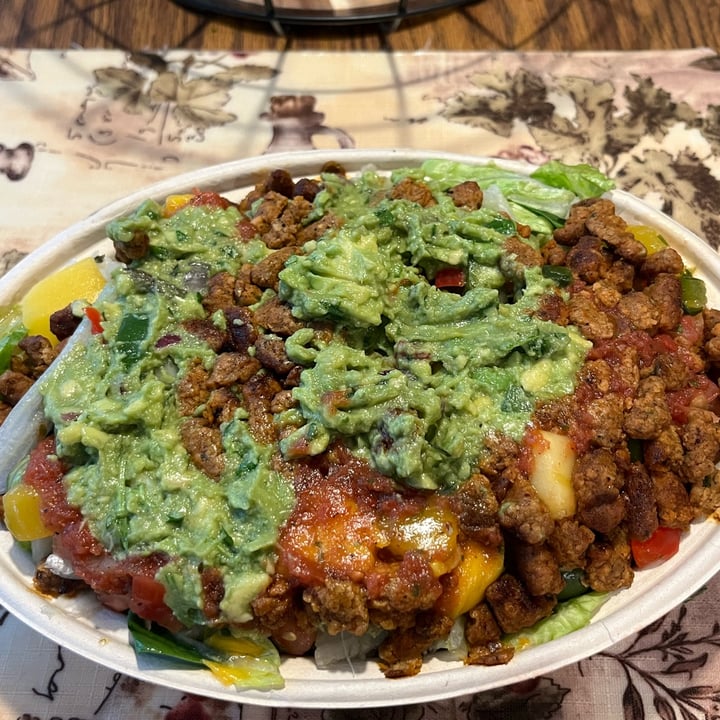 photo of Cabo Fresh Mexican Grill Vegan Chorizo Bowl shared by @gardensoul on  26 Sep 2024 - review