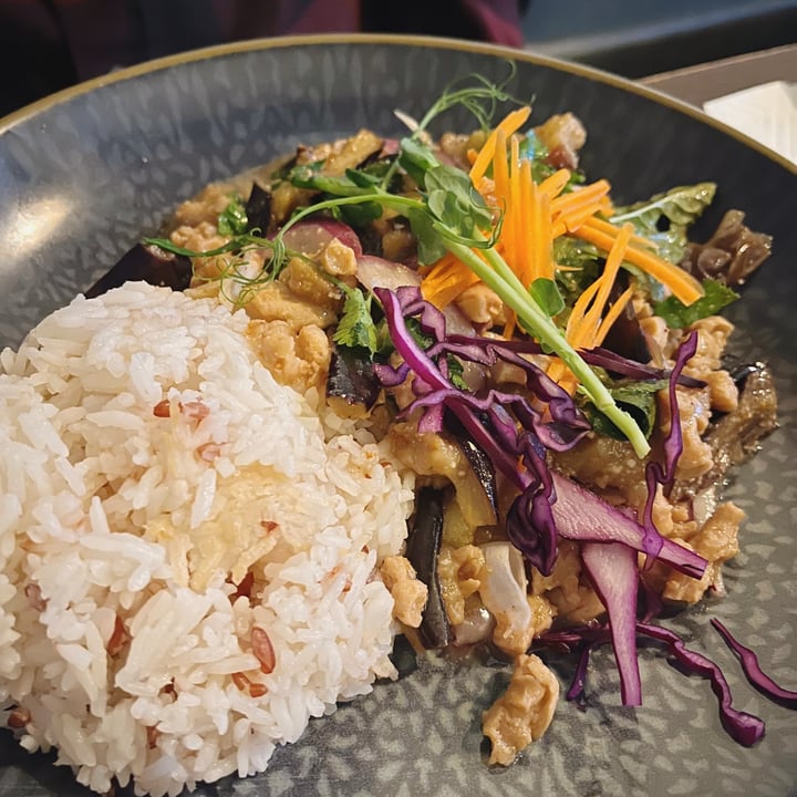 photo of Thai vegan kitchen Laab eggplant shared by @veganhaven on  23 Feb 2024 - review