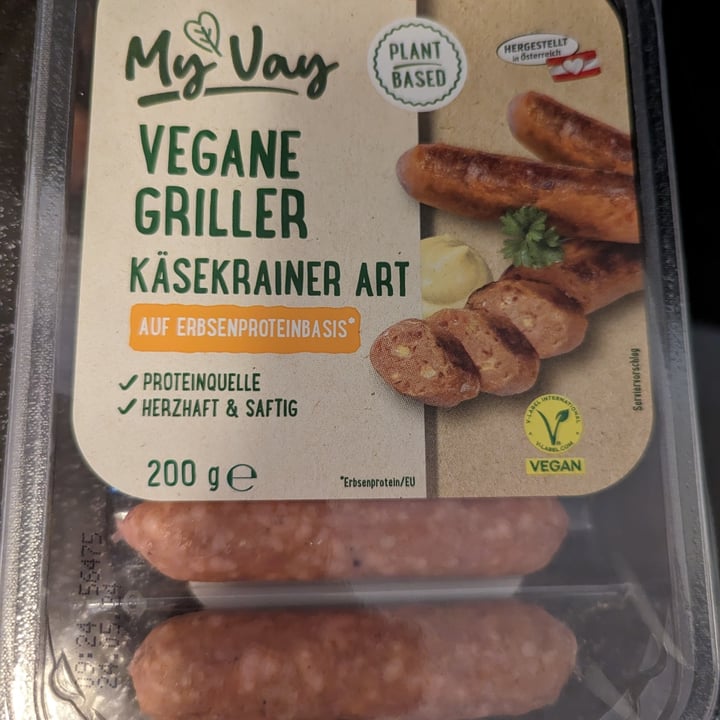 photo of MyVay Vegane Griller Käsekrainer Art shared by @petpet on  23 Apr 2024 - review