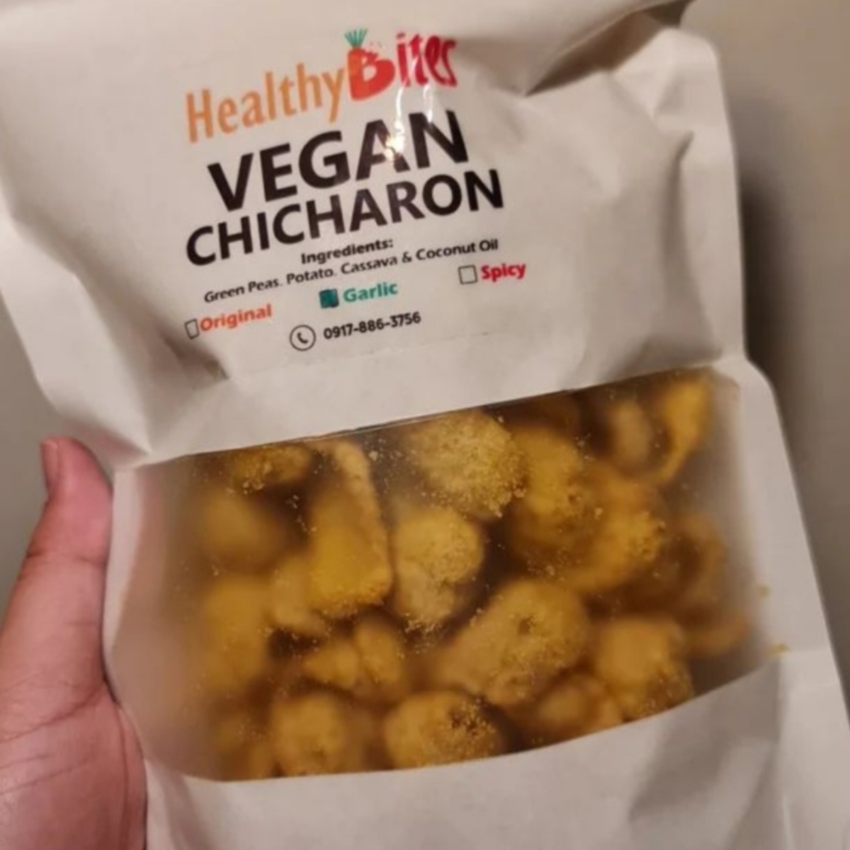 Healthy bites Vegan Chicharon Garlic Reviews abillion