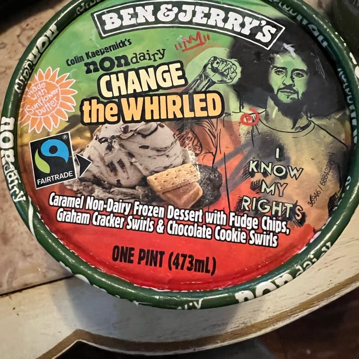 photo of Ben & Jerry's Change The Whirled Non-Dairy Frozen Dessert shared by @allycat38 on  10 Sep 2023 - review