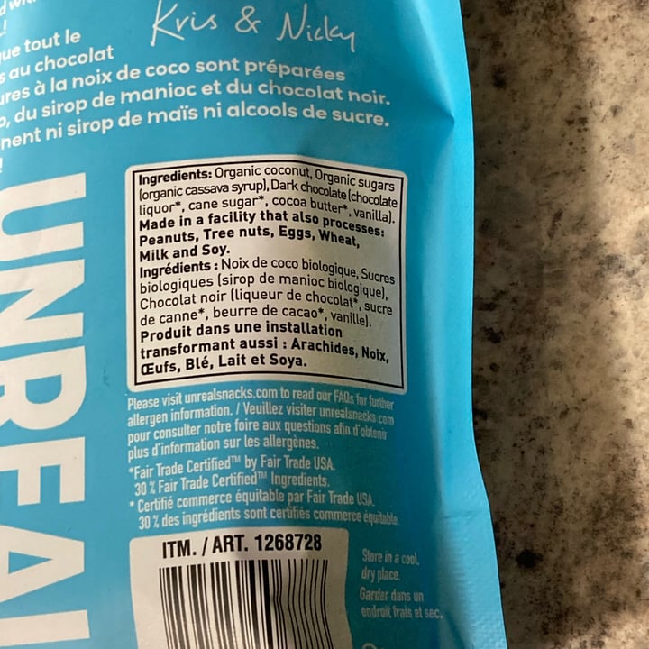 photo of UNREAL Dark chocolate coconut minis shared by @shlumpadinka on  10 Jun 2024 - review