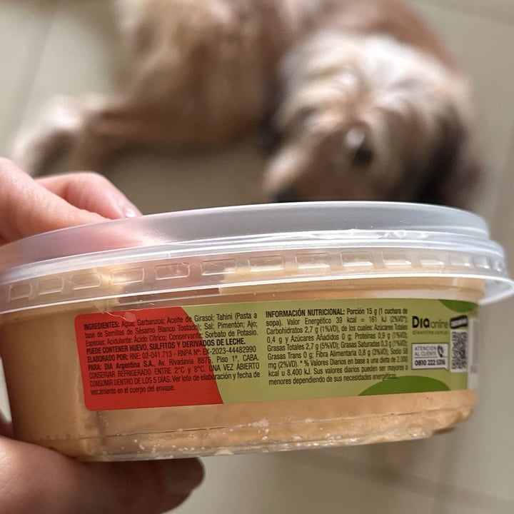 photo of Dia% hummus pimentón shared by @barbymarz on  20 Jul 2024 - review