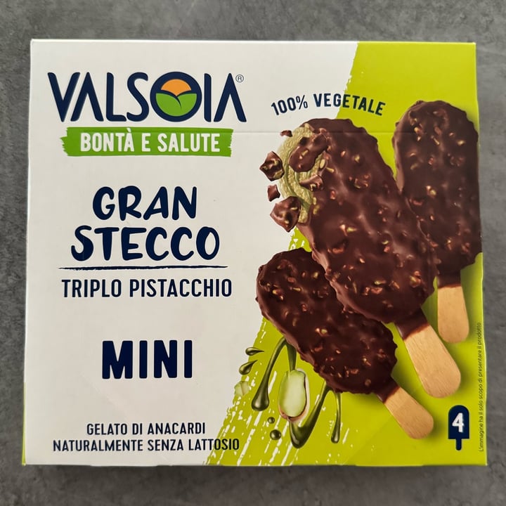 photo of Valsoia Gran Stecco Triplo Pistacchio Mini shared by @giorgiamk on  06 Jun 2025 - review