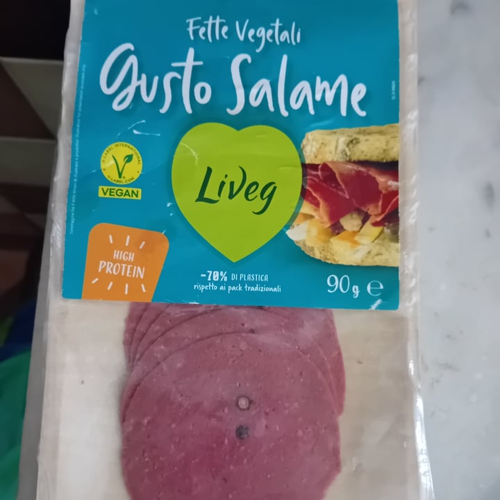 photo of Liveg affettato vegetale gusto salame shared by @lorycup on  27 Apr 2025 - review