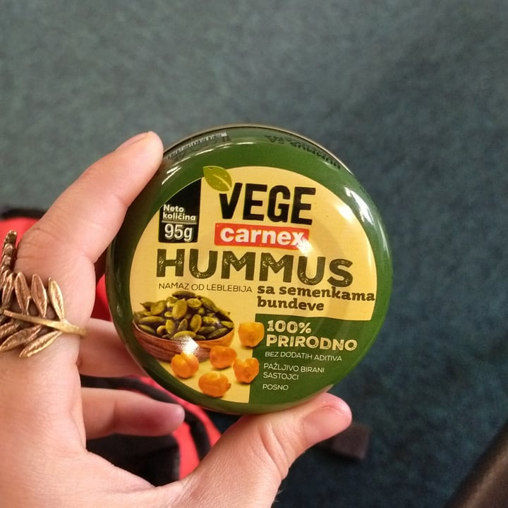 photo of Carnex Hummus With Sunflower Seeds shared by @robertabi on  08 May 2024 - review