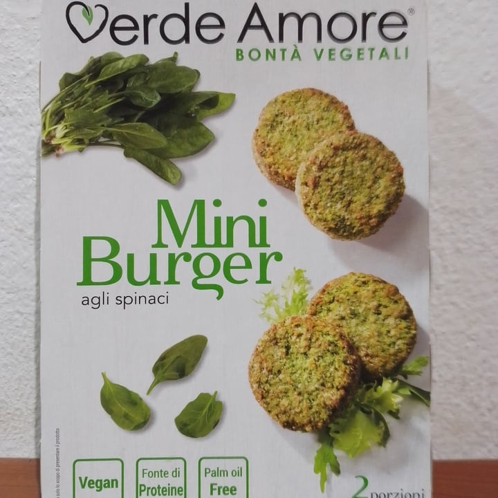photo of Verde Amore Mini Burger Agli Spinaci shared by @alessandra70 on  03 Dec 2023 - review