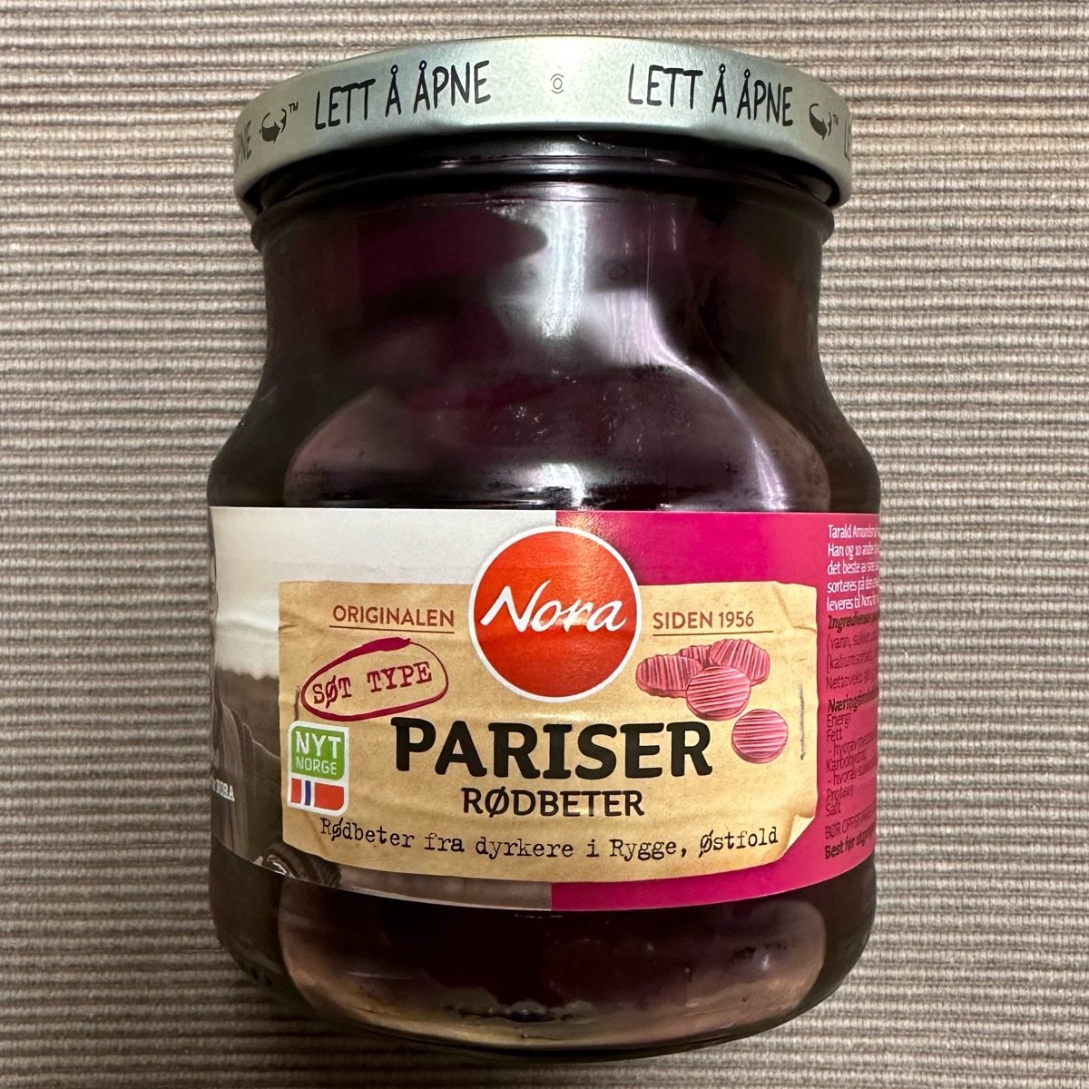 Pariser Rødbeter from Nora - Vegan Product Reviews & Ratings | abillion
