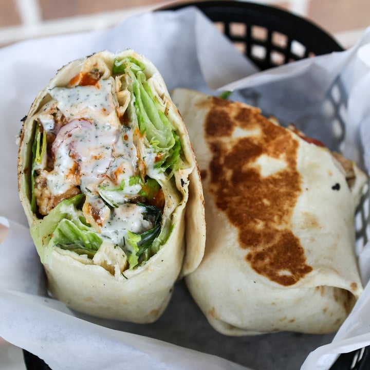photo of Zammy's Vegan Kitchen buffalodie chick'n wrap shared by @lizmaselli on  26 Mar 2024 - review