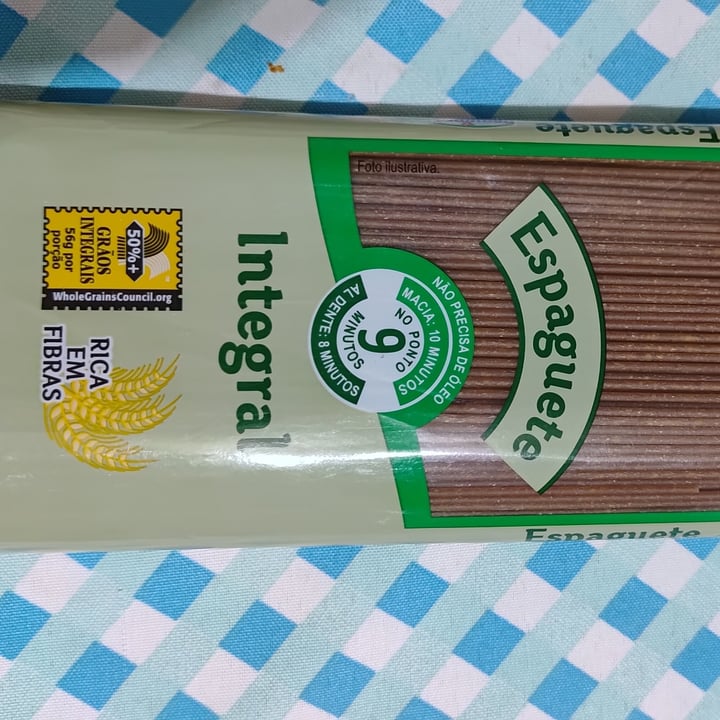 photo of macarrão integral orquidea Espaguete Integral shared by @thaiszanchettin on  31 Dec 2024 - review