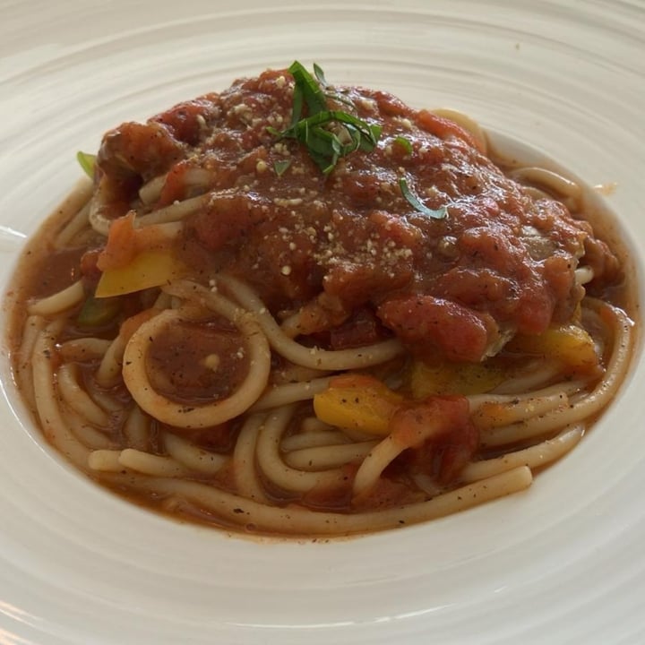 photo of Loving Nature Fortunate Coffee Cafe SG Tomato Spagetti shared by @veganspicegirl on  03 May 2024 - review