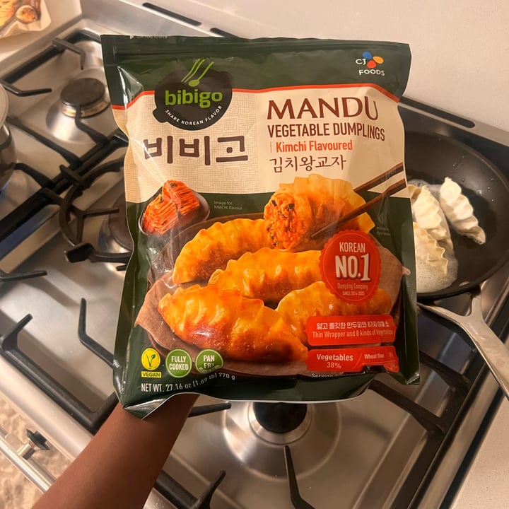 photo of Bibigo Mandu Kimchi Flavoured Dumplings shared by @aarifah on  13 Feb 2024 - review