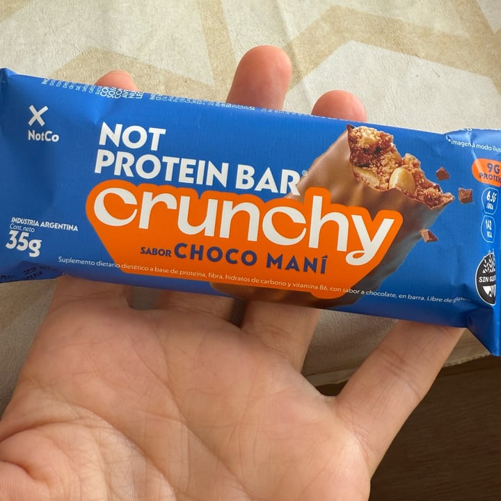 photo of NotCo Not protein bar crunchy shared by @unavegana on  13 Sep 2025 - review