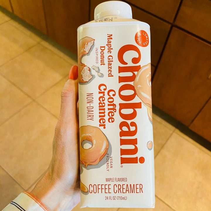 Chobani Maple Glazed Donut nondairy coffee creamer Review abillion