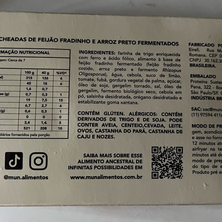 photo of Mun Tempe Esfirra De Feijão Fradinho shared by @clarinha012356789 on  10 Mar 2025 - review