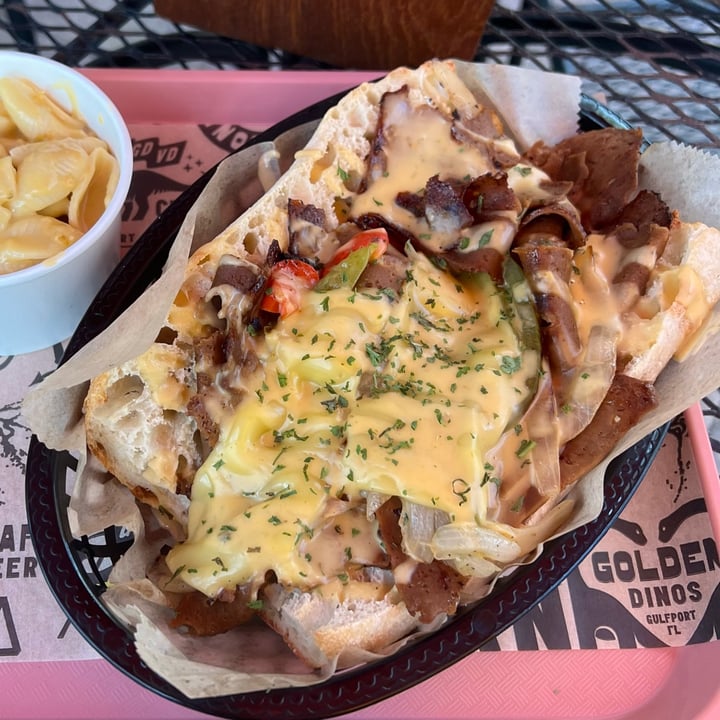 photo of Golden Dinosaurs Vegan Deli Philly Cheesesteak shared by @aubreyj27 on  23 Oct 2023 - review
