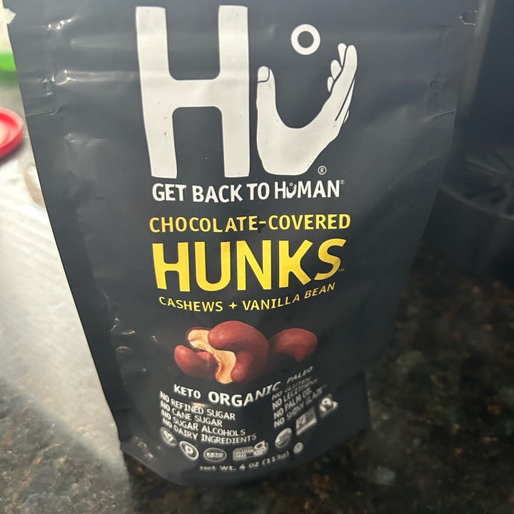 photo of Hu Chocolate-Covered Hunks Cashews + Vanilla Bean shared by @natsveganfood on  13 Apr 2024 - review
