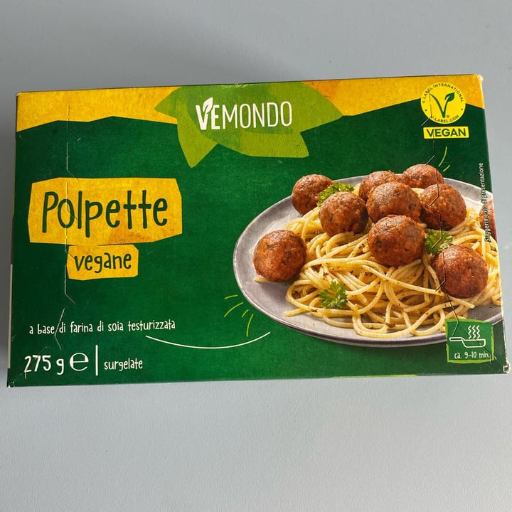 photo of Vemondo polpette vegane, A Base Di Farina Di Soia Testurizzata shared by @kamymura on  13 Feb 2024 - review