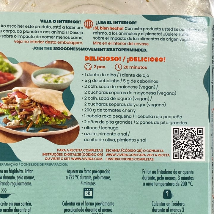photo of Vivera Vegan Kebab Shawarma shared by @lauratorrico on  02 Jun 2024 - review
