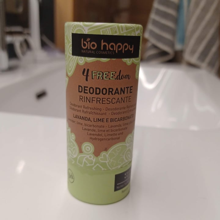 photo of Bio Happy 4FREEdom Deodorante Rinfrescante shared by @nartima on  21 Oct 2024 - review