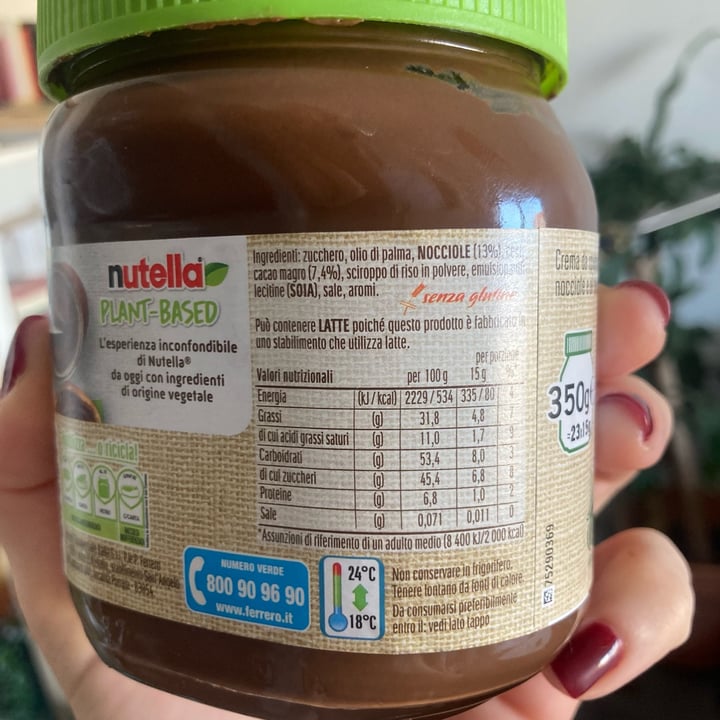 photo of Ferrero nutella Plant Based shared by @asiayportia on  16 Sep 2024 - review