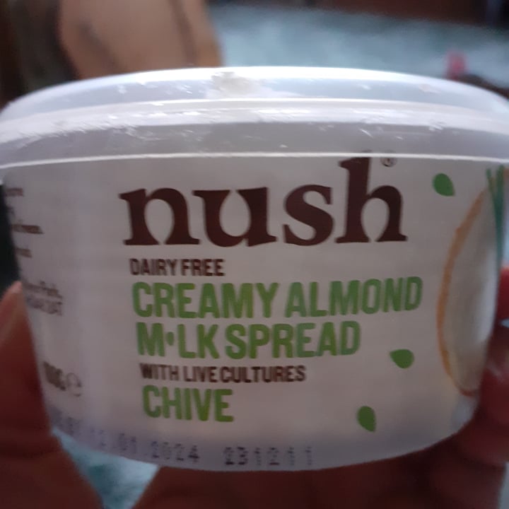 photo of Nush Almond Milk Cheese Chive shared by @poppyveggirl on  24 Mar 2024 - review