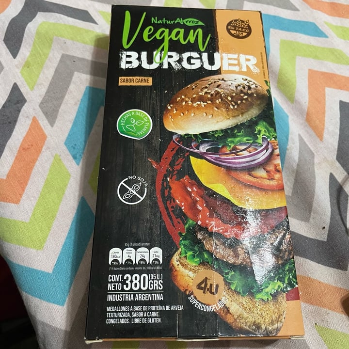 photo of Naturalrroz Vegan Burger shared by @natiorellana on  17 Mar 2024 - review