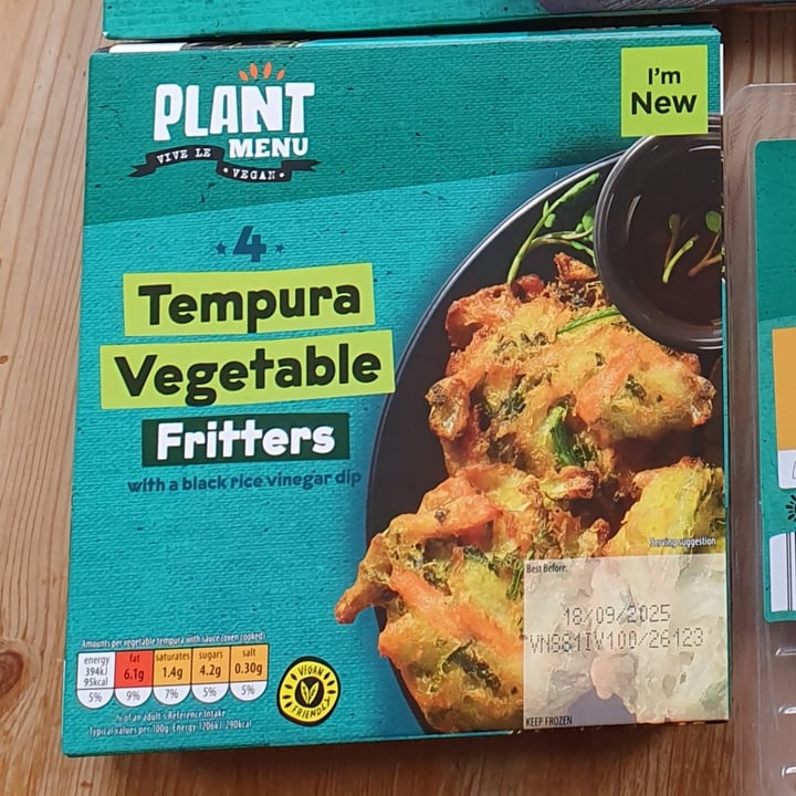 photo of Plant Menu Tempura vegetable frittas shared by @laurenmitchell on  12 Mar 2024 - review