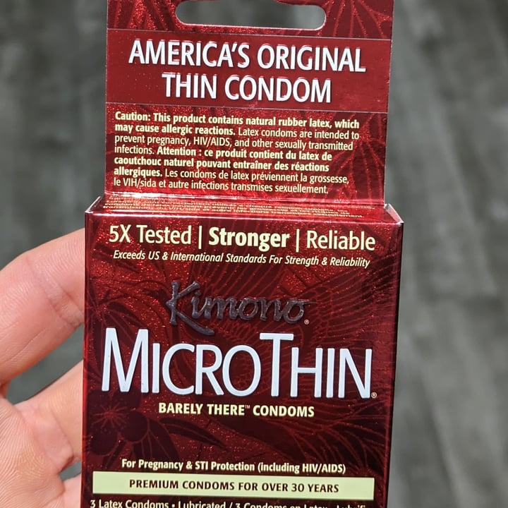 photo of Kimono microthin condoms shared by @brtjohns on  19 Feb 2024 - review