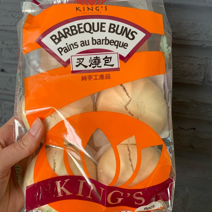 photo of King's Vegetarian Food Barbarque Pork Dim sum Bun shared by @vegoutvictoria on  19 May 2024 - review