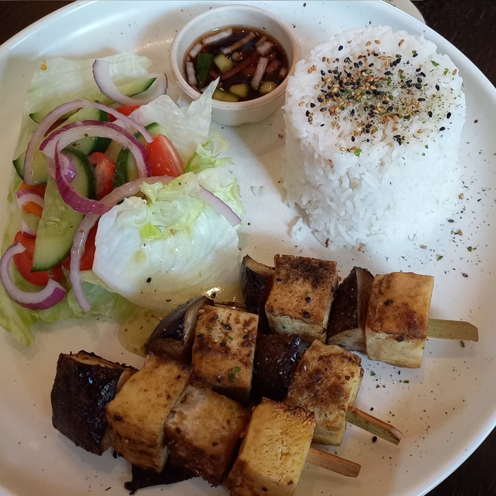 photo of Crows Nest Hotel eggplant and tofu skewers shared by @mally on  19 Jan 2024 - review