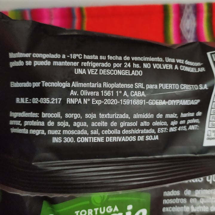 photo of Tortuga Veggie Medallones de brócoli artesanales shared by @psialeilla on  24 Aug 2023 - review