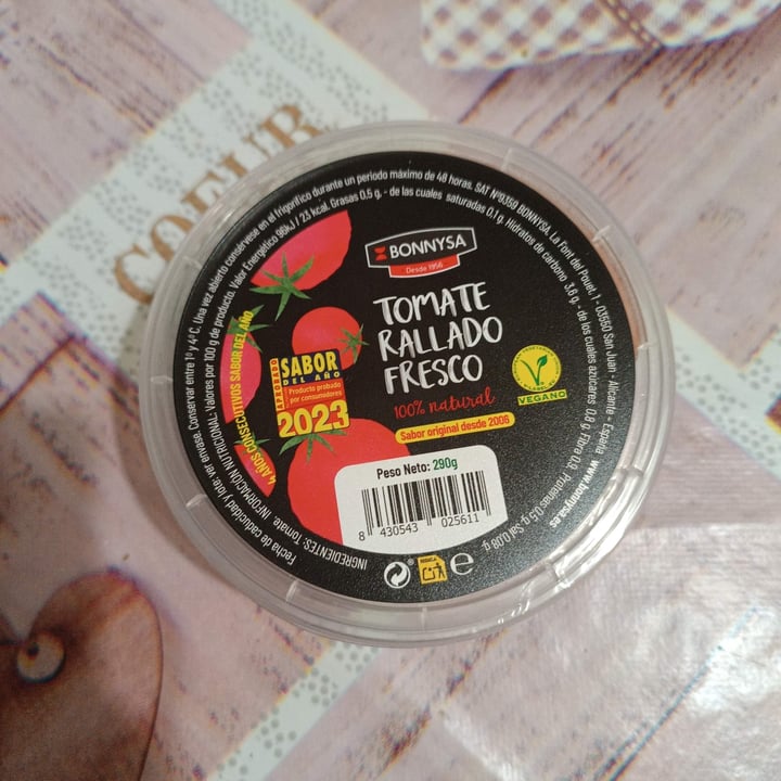 Bonnysa Tomate rallado fresco Review | abillion
