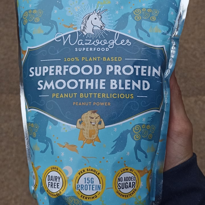 photo of Wazoogles Superfood Super food protein blend peanut butterlicious shared by @fitnish on  18 Oct 2023 - review