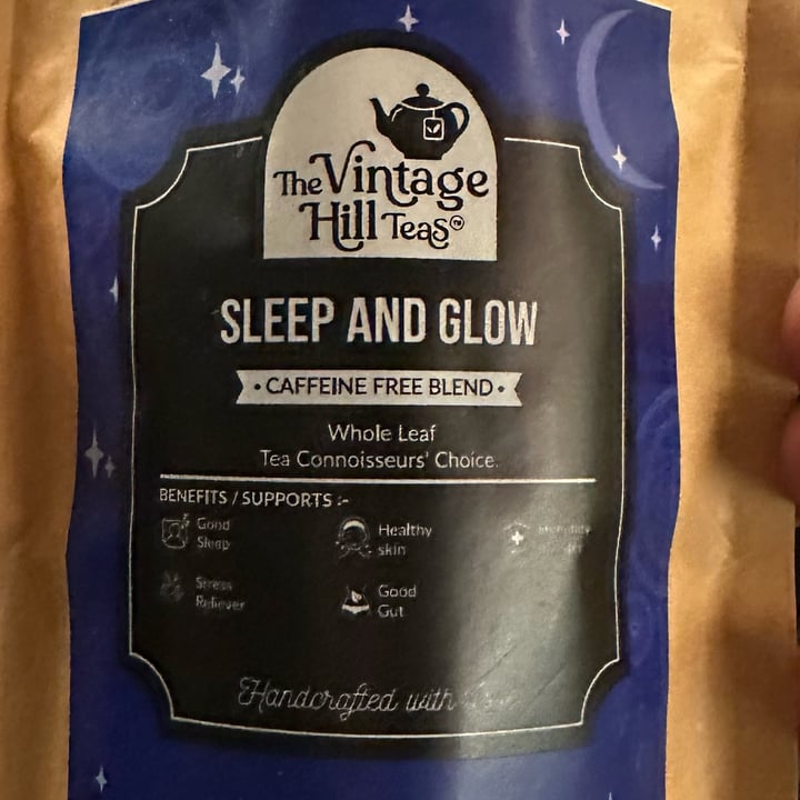 photo of The Vintage Hill Teas Sleep and Glow Caffeine-Free Tea shared by @veganosaurus on  30 Sep 2025 - review