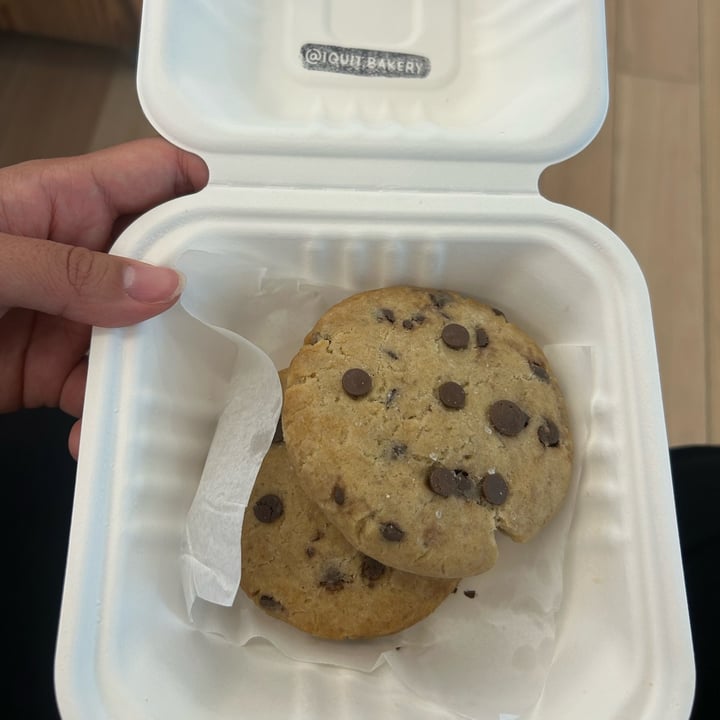 photo of I Quit - Café & Bakery Chocolate chip cookies with sea salt shared by @zullybee on  18 May 2024 - review