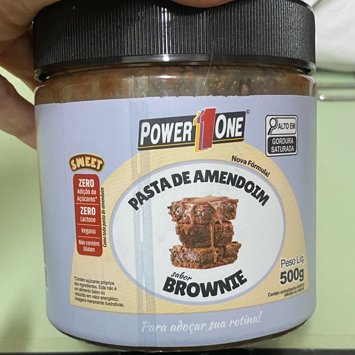 photo of Power One Pasta de amendoim sabor brownie shared by @aldalima on  05 Apr 2025 - review