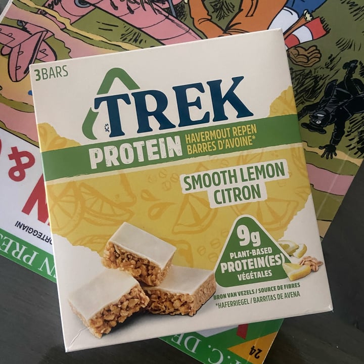 trek protein flapjack smooth lemon