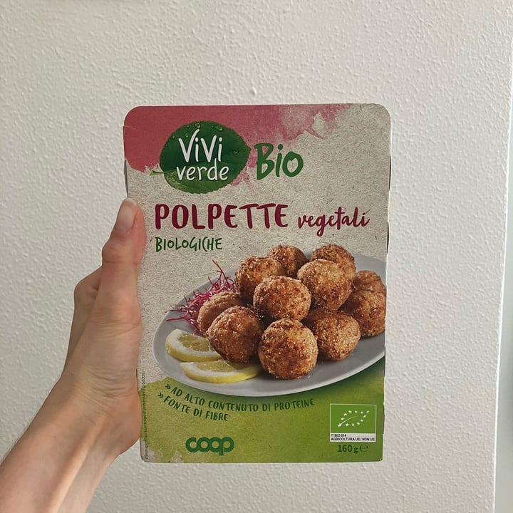 photo of Vivi Verde Coop Polpette Vegetali Biologiche shared by @aliciottolina on  18 May 2024 - review