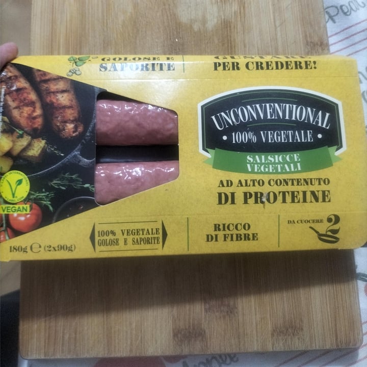 photo of Unconventional Salsicce Vegetali - Sausages shared by @bruinichiara on  27 Oct 2024 - review