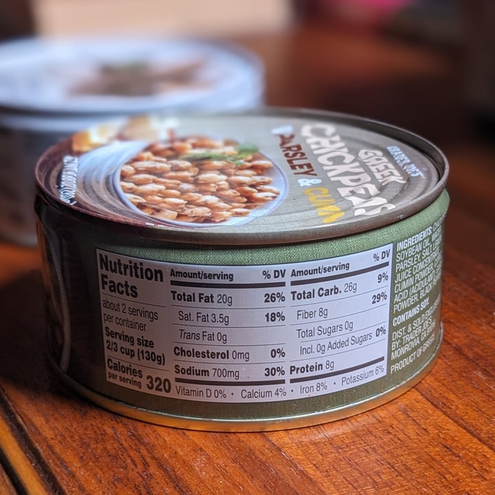 photo of Trader Joe's Greek Chickpeas With Parsley & Cumin shared by @iszy on  08 Jan 2024 - review
