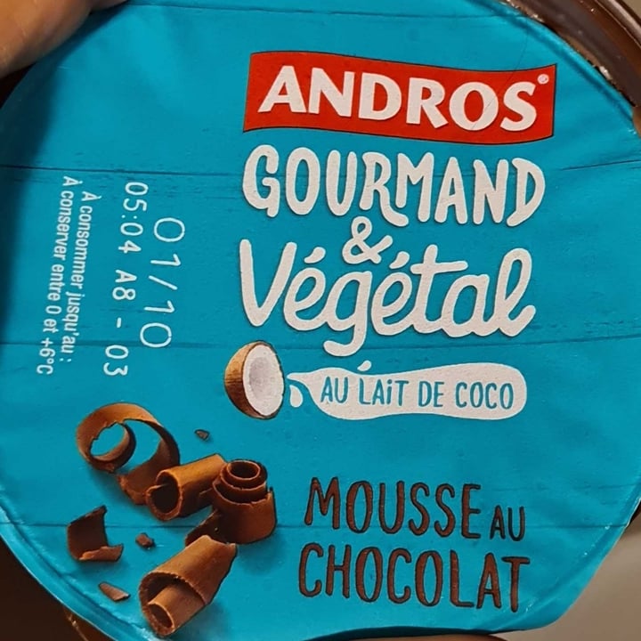 photo of Andros Gourmand végétal au lait de coco Mousse Au Chocolat shared by @wildbird on  03 Oct 2024 - review