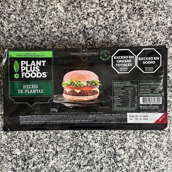 photo of Plant Plus Foods Medallón A Base De Soja Congelado shared by @anavegar on  26 Feb 2024 - review