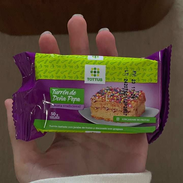 photo of Tottus Turrón Doña Pepa shared by @andreapajuelom on  14 Oct 2024 - review