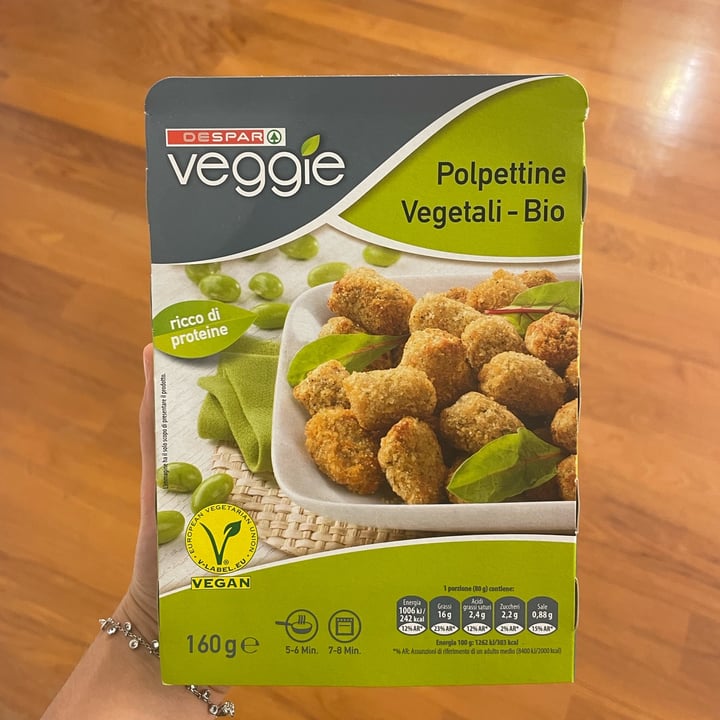 photo of Despar Veggie Polpettine vegetali shared by @veraab on  27 Sep 2023 - review