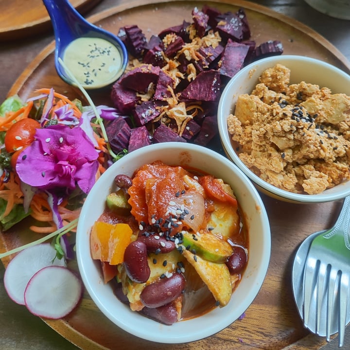 photo of Pure Vegan Heaven Chiang Mai Breakfast Platter shared by @littleredmushroom on  24 Dec 2024 - review